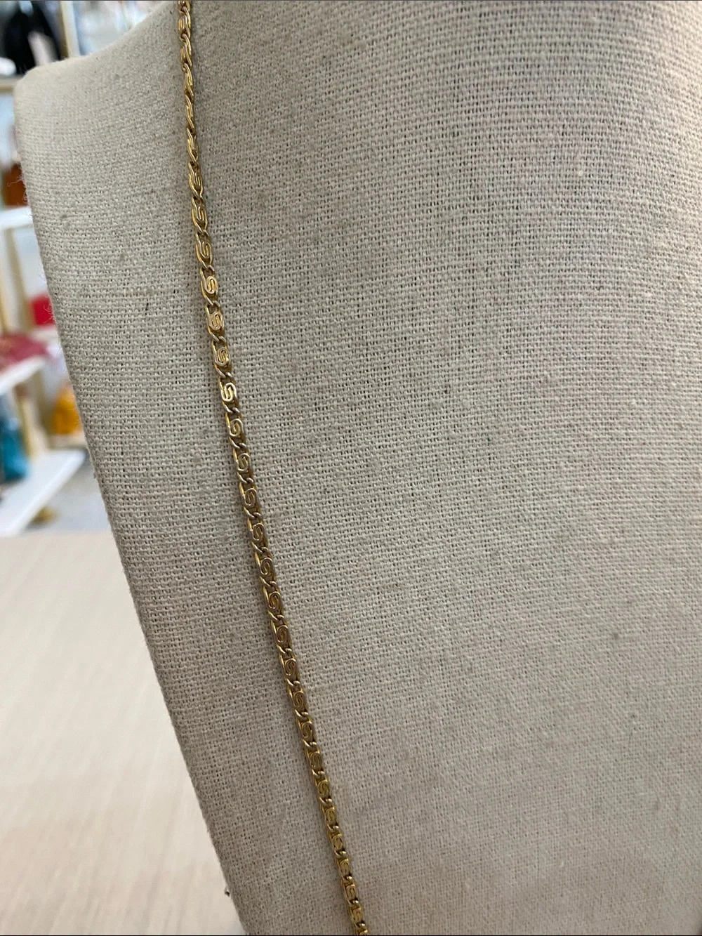 Classic Gold Tone Chain Necklace for Women